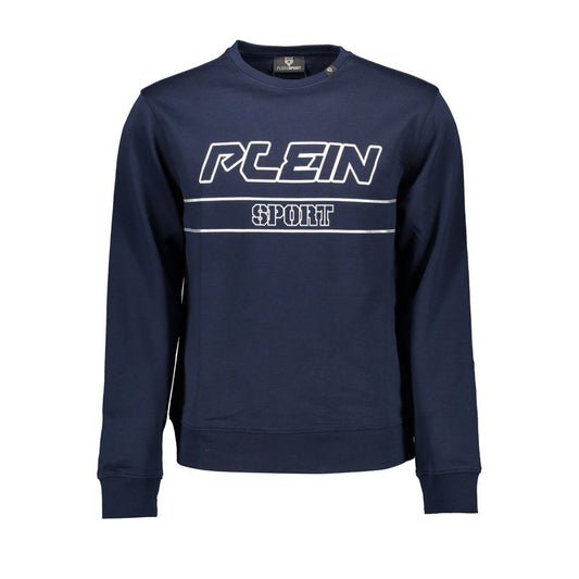 Plein Sport Blue Cotton Men's Sweatshirt - ClickThatClicks 