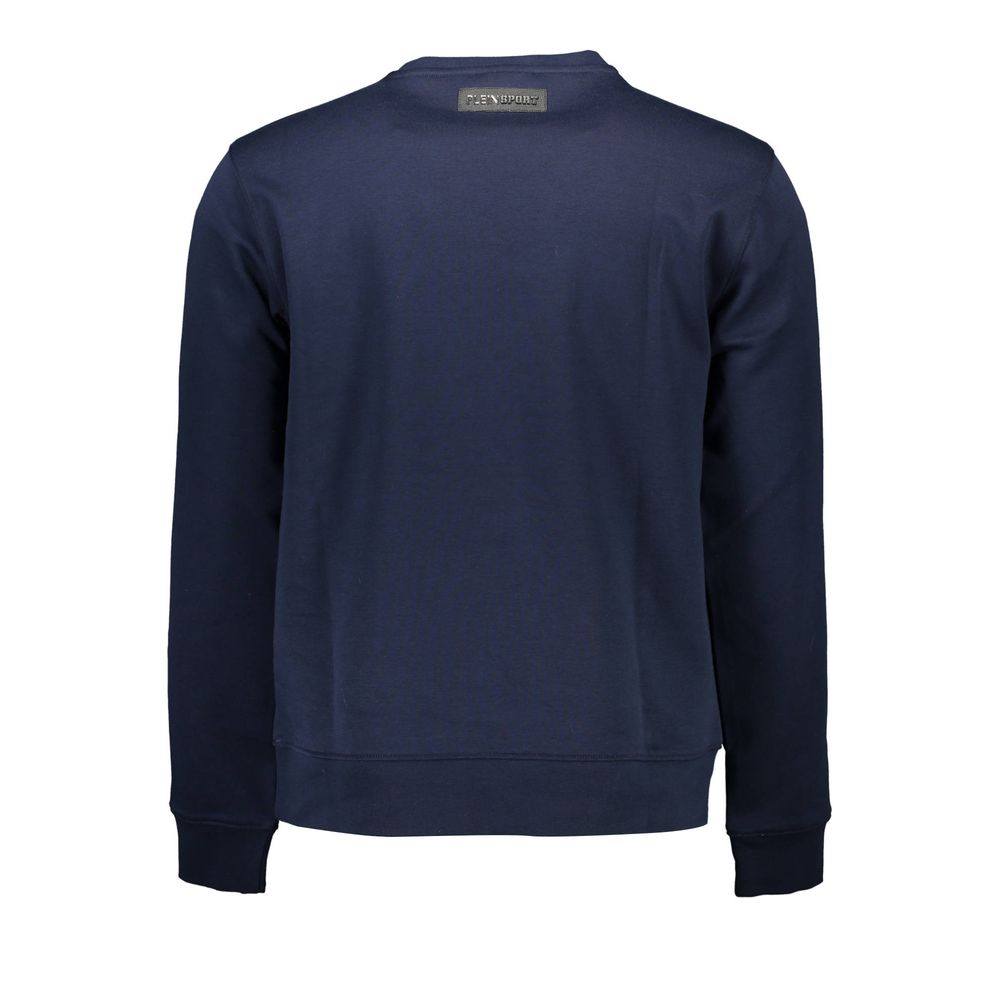 Plein Sport Blue Cotton Men's Sweatshirt - ClickThatClicks 