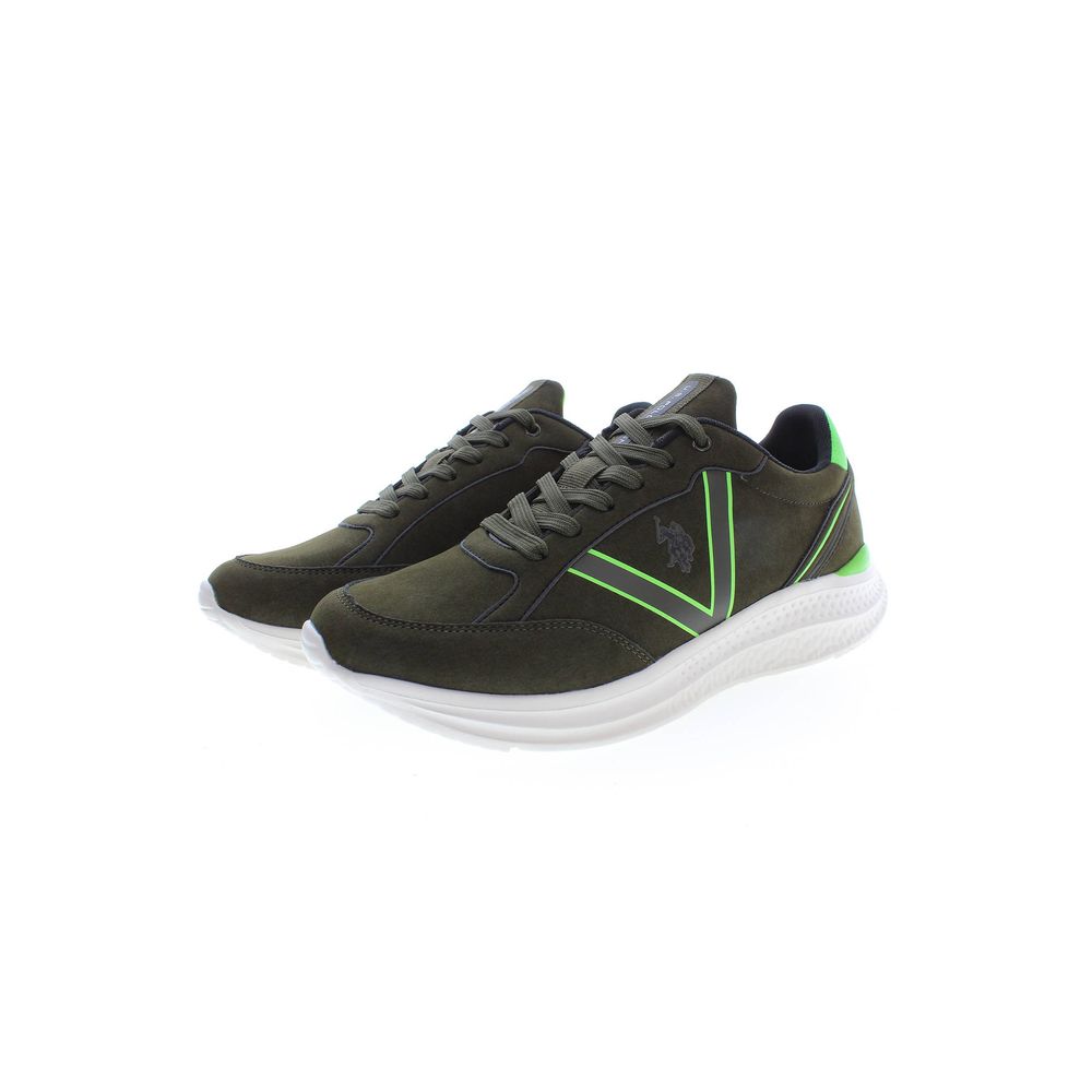 U.S. POLO ASSN. Verde Polyurethane Men Sneaker - ClickThatClicks 