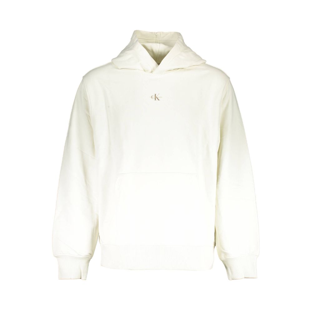 Calvin Klein White Cotton Men's Sweatshirt - ClickThatClicks 