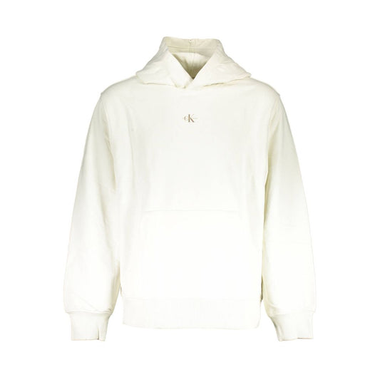 Calvin Klein White Cotton Men's Sweatshirt - ClickThatClicks 