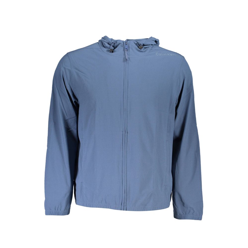 Calvin Klein Blue Polyester Men's Sweatshirt - ClickThatClicks 