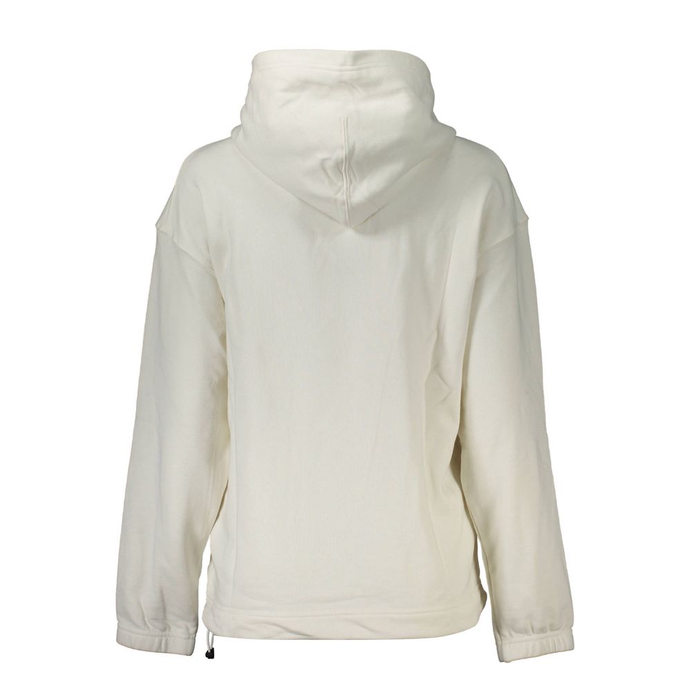 Calvin Klein White Cotton Women's Sweatshirt - ClickThatClicks 