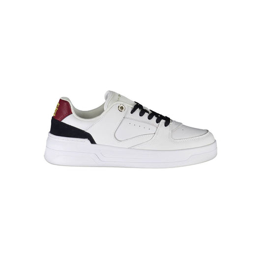 Tommy Hilfiger Bianco Leather Women Sneaker - ClickThatClicks 