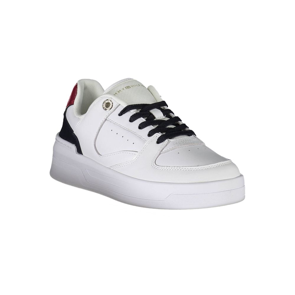 Tommy Hilfiger Bianco Leather Women Sneaker - ClickThatClicks 