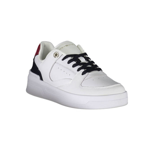 Tommy Hilfiger Bianco Leather Women Sneaker - ClickThatClicks 
