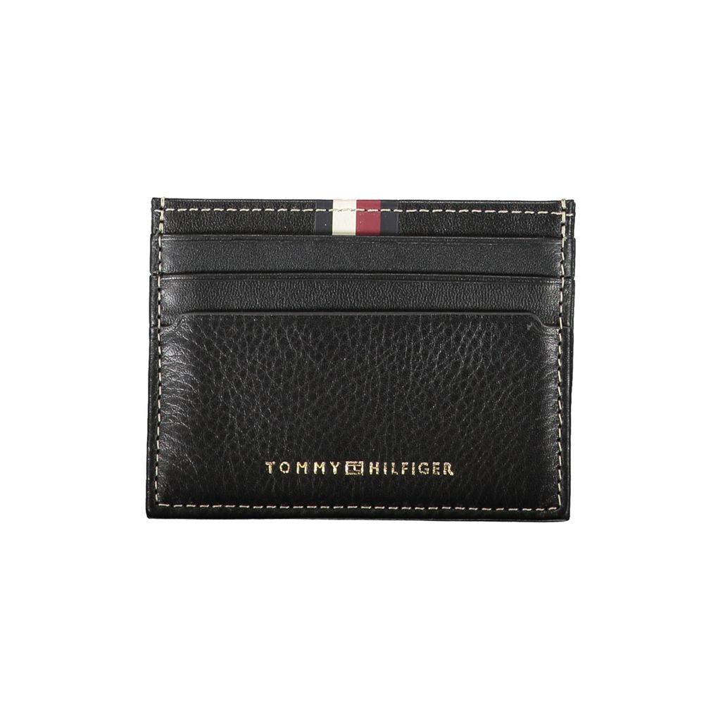 Tommy Hilfiger Nero Leather Mens Wallet Holder - ClickThatClicks 