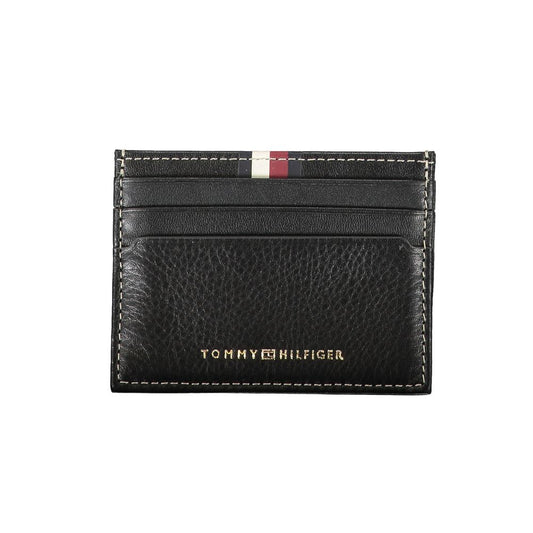Tommy Hilfiger Nero Leather Mens Wallet Holder - ClickThatClicks 