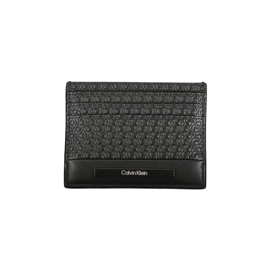 Calvin Klein Black Polyurethane Men Wallet - ClickThatClicks 