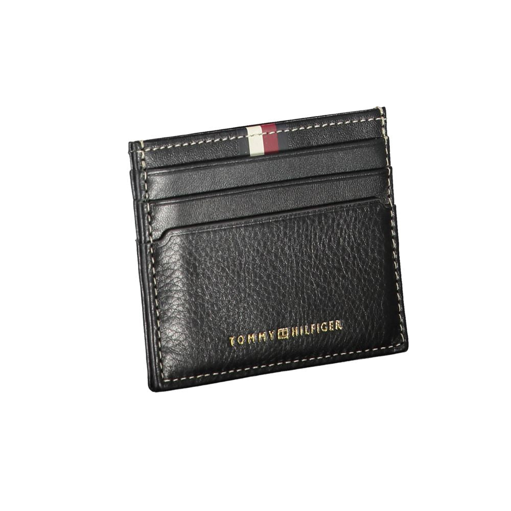 Tommy Hilfiger Nero Leather Mens Wallet Holder - ClickThatClicks 