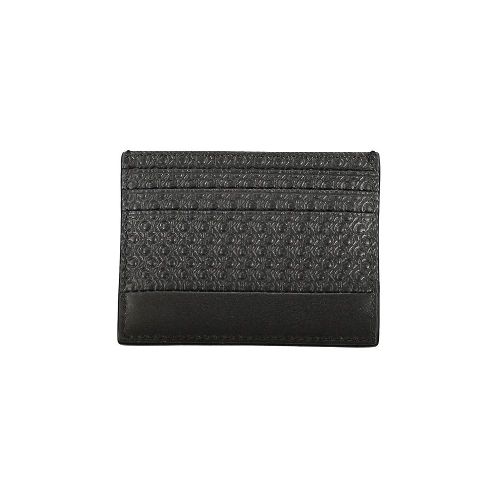 Calvin Klein Black Polyurethane Men Wallet - ClickThatClicks 