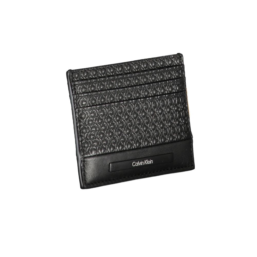 Calvin Klein Black Polyurethane Men Wallet - ClickThatClicks 