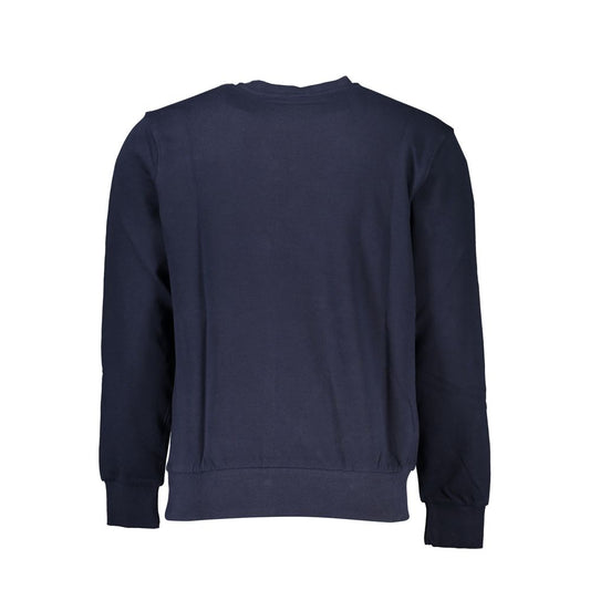 North Sails Blue Cotton Men Sweater - ClickThatClicks 