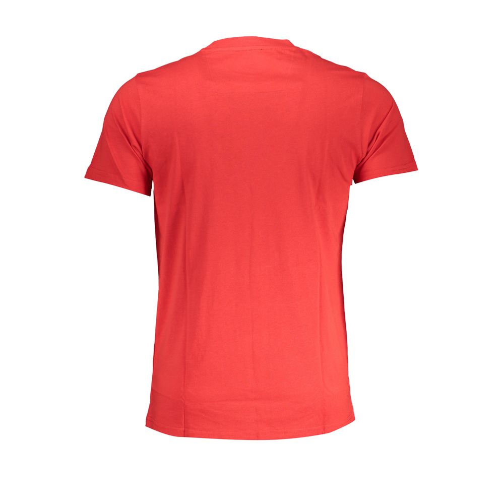Cavalli Class Rosso Cotton Mens T-Shirt - ClickThatClicks 