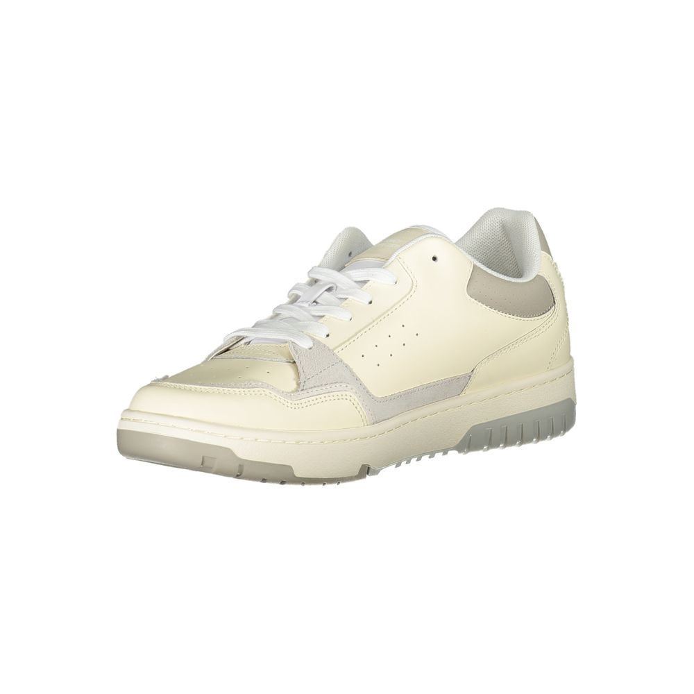 Tommy Hilfiger Beige Sports Sneakers with Unique Embroidery - ClickThatClicks 