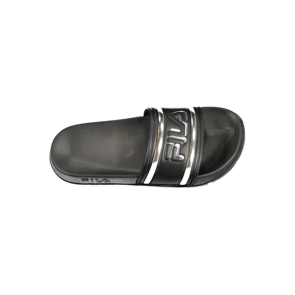 Fila Black Polyurethane Women's Slipper - ClickThatClicks 