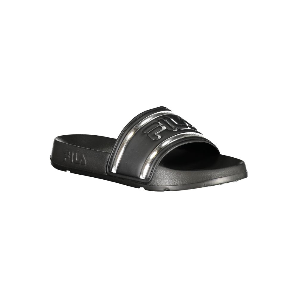 Fila Black Polyurethane Women's Slipper - ClickThatClicks 