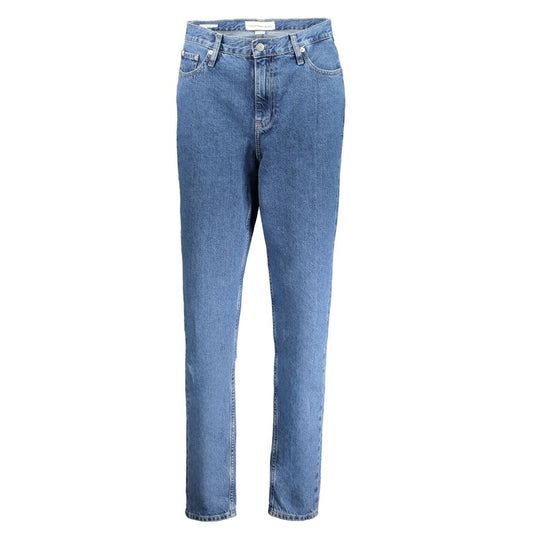 Calvin Klein Blu Cotton Womens Jeans - ClickThatClicks 