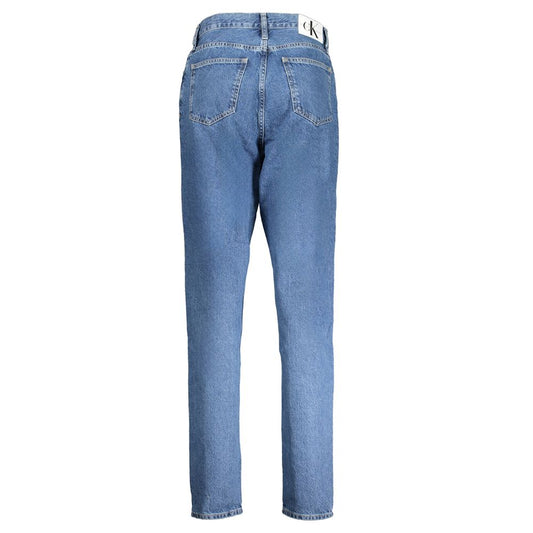 Calvin Klein Blu Cotton Womens Jeans - ClickThatClicks 
