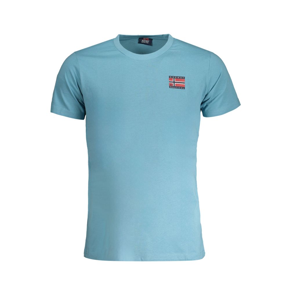Norway 1963 Azzurro Cotton Men T-Shirt - ClickThatClicks 