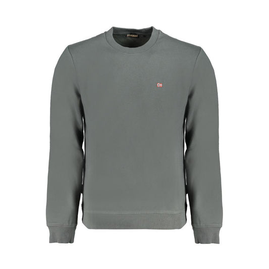 Napapijri Verde Cotton Male Sweatshirt - ClickThatClicks 