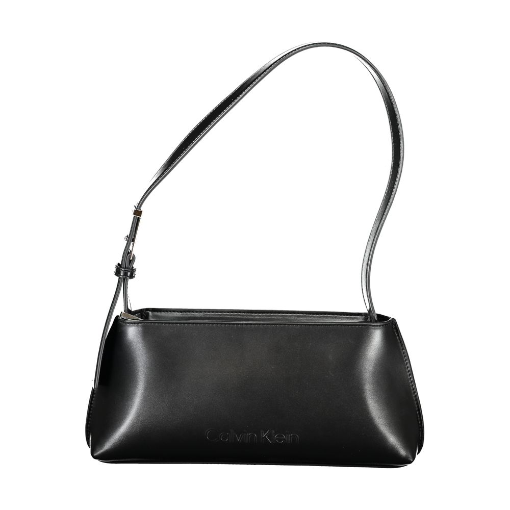 Calvin Klein Black Polyester Women Handbag - ClickThatClicks 