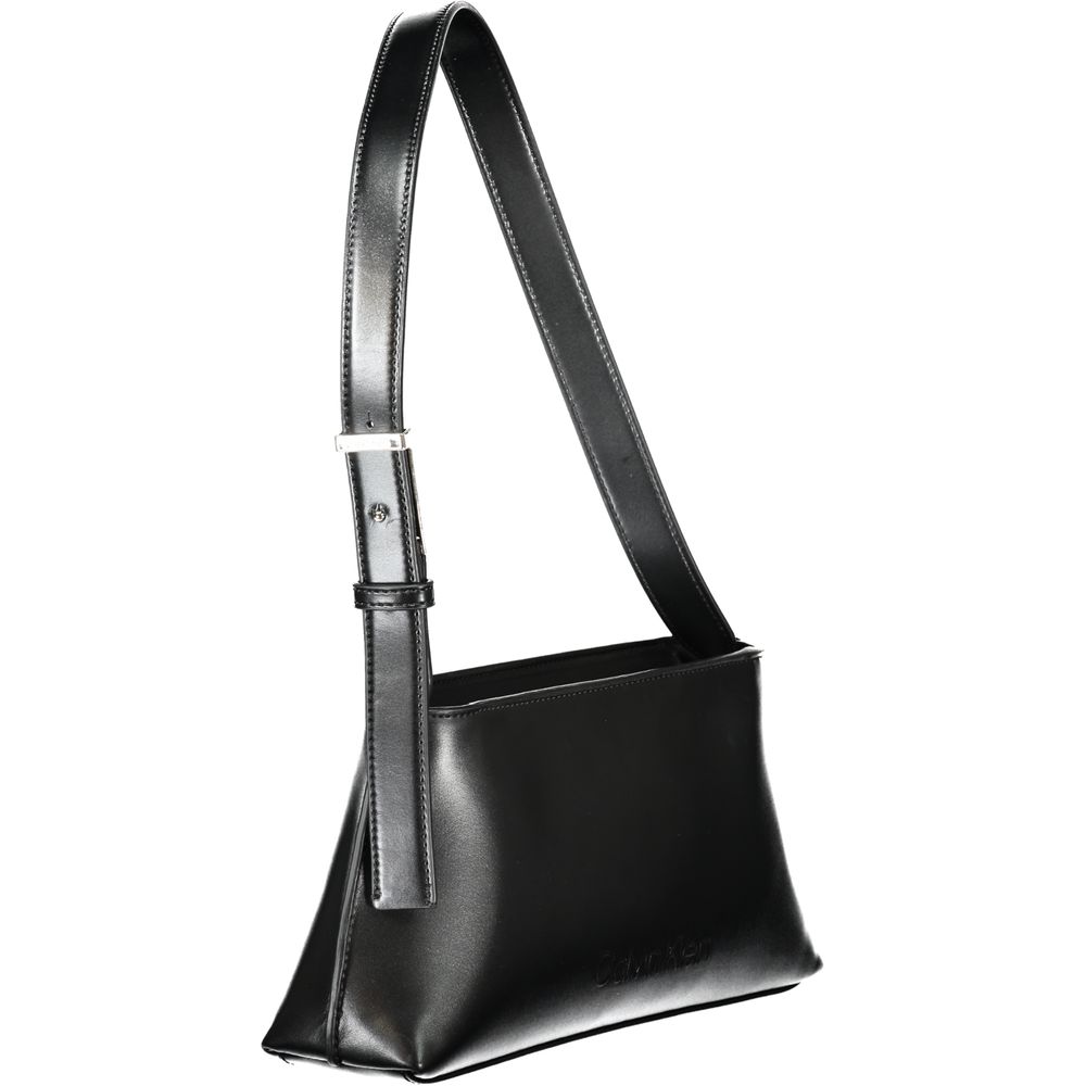 Calvin Klein Black Polyester Women Handbag - ClickThatClicks 