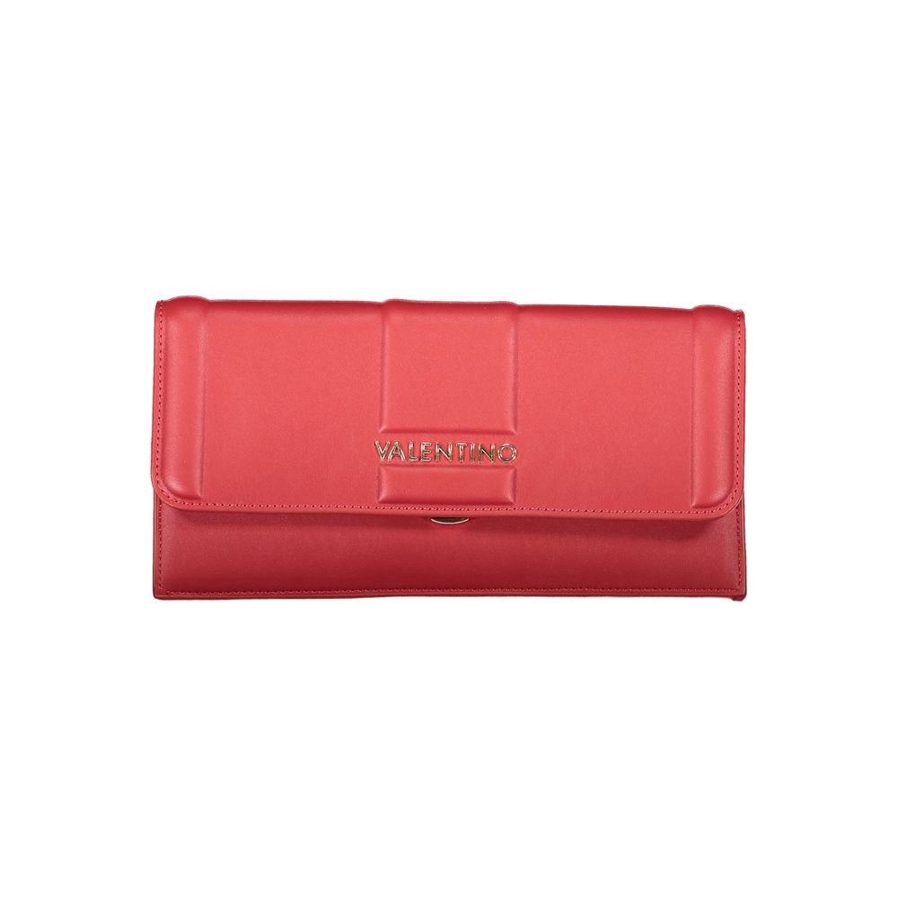 Mario Valentino Rosso Polyurethane Women Clutch - ClickThatClicks 