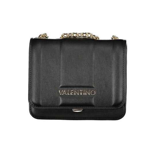 Mario Valentino Nero Polyurethane Women Shoulder Bag - ClickThatClicks 