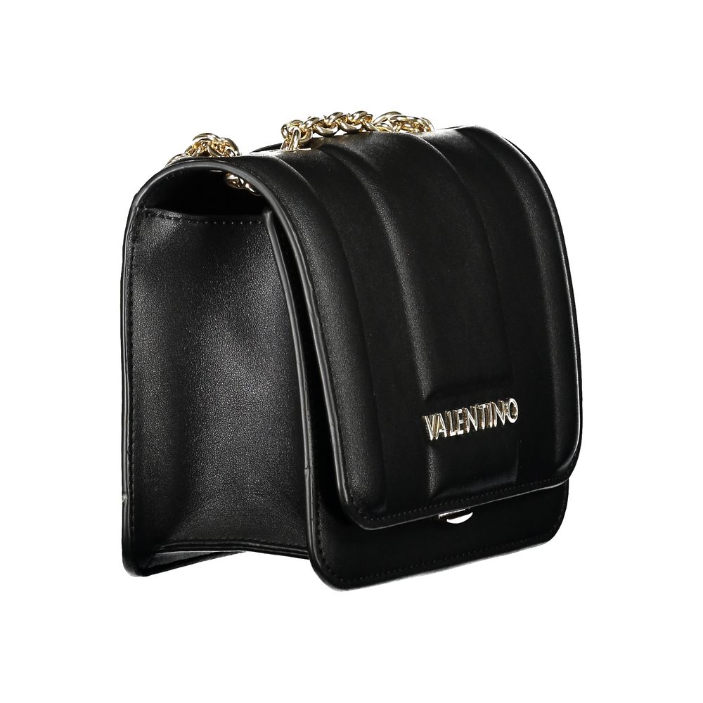 Mario Valentino Nero Polyurethane Women Shoulder Bag - ClickThatClicks 