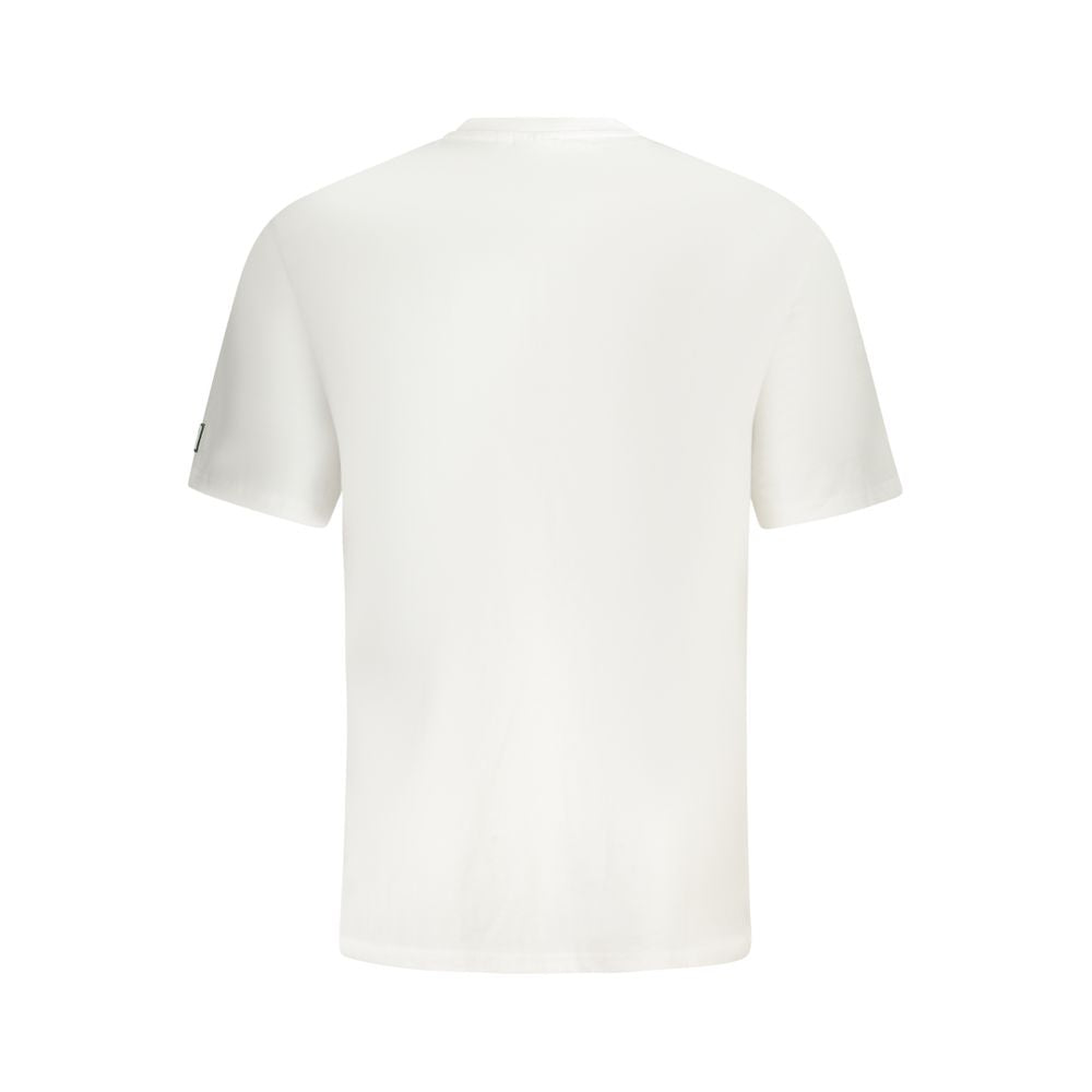 Fila White Cotton Men T-Shirt - ClickThatClicks 