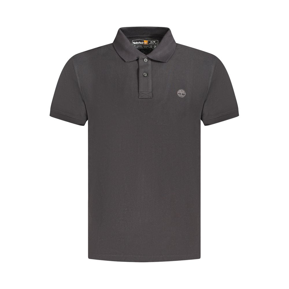 Timberland Black Cotton Men's Polo Shirt - ClickThatClicks 