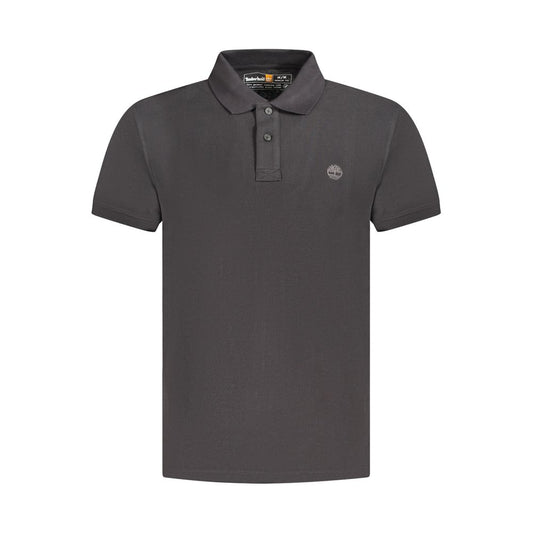 Timberland Black Cotton Men's Polo Shirt - ClickThatClicks 