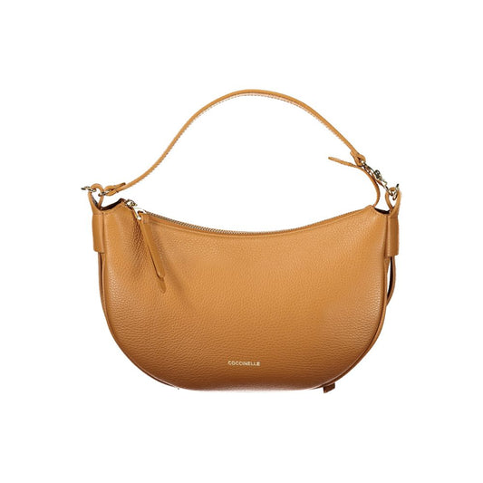 Coccinelle Marrone Pelle Woman Shoulder Bag - ClickThatClicks 