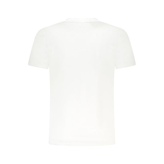 Cavalli Class Bianco Cotton Men T-Shirt - ClickThatClicks 