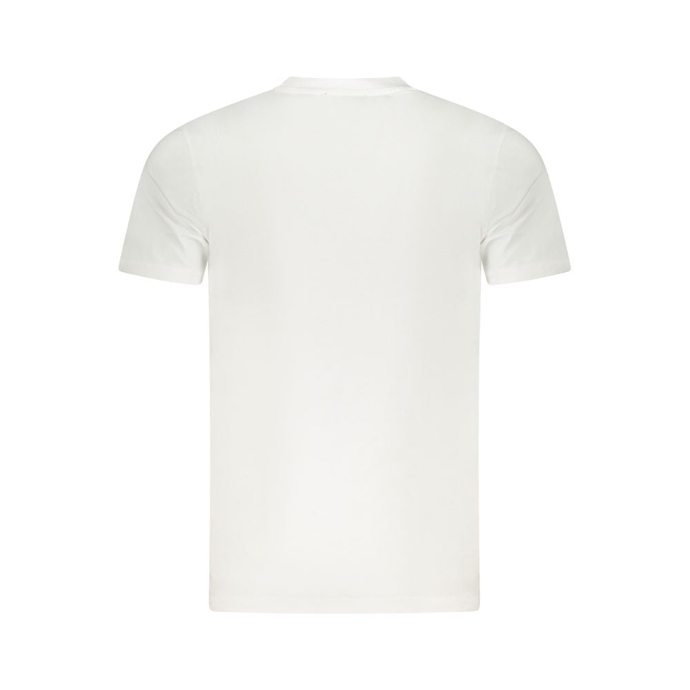 Cavalli Class Bianco Cotton Men T-Shirt - ClickThatClicks 