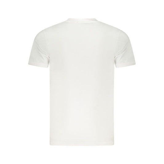Cavalli Class Bianco Cotton Men T-Shirt - ClickThatClicks 