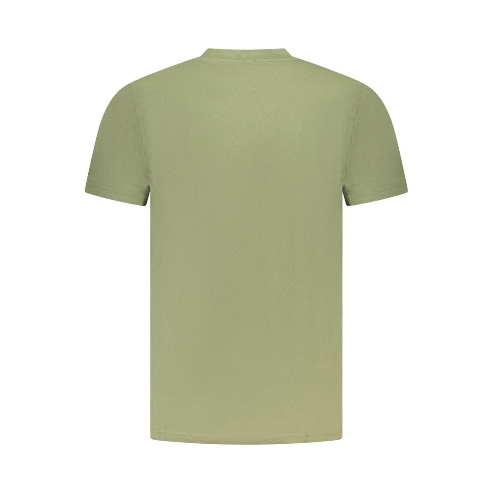Cavalli Class Verde Cotton Men T-Shirt - ClickThatClicks 