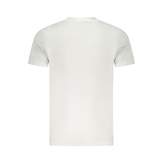 Cavalli Class Bianco Cotton Men T-Shirt - ClickThatClicks 