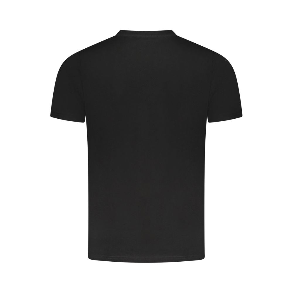 Cavalli Class Black Cotton Men T-Shirt - ClickThatClicks 