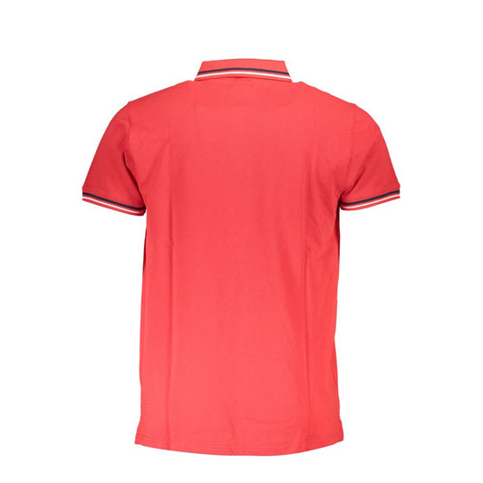 Cavalli Class Red Cotton Men Polo Shirt - ClickThatClicks 