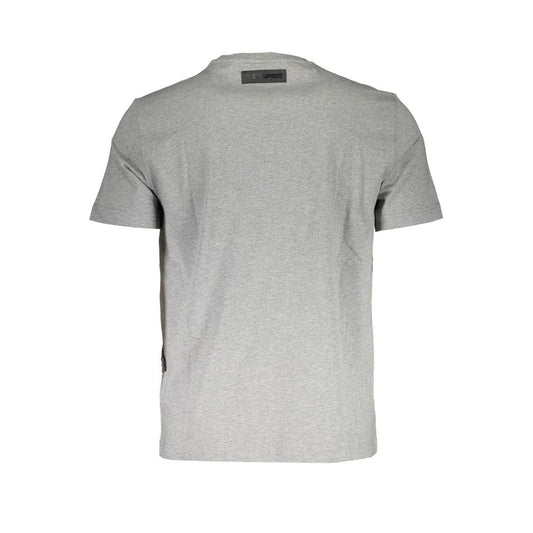 Plein Sport Grigio Cotton Men T-Shirt - ClickThatClicks 