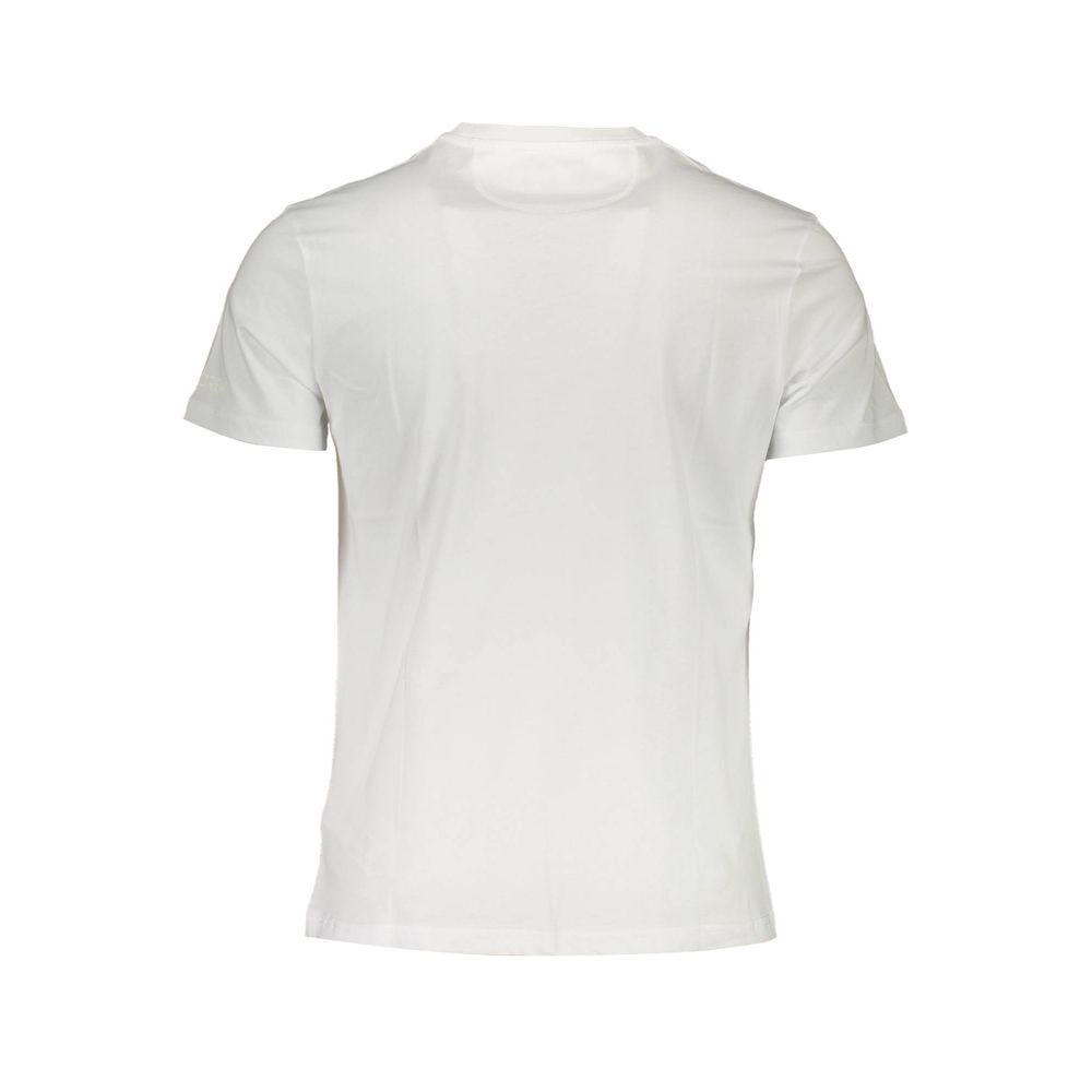 La Martina Bianco Cotton Men T-Shirt - ClickThatClicks 