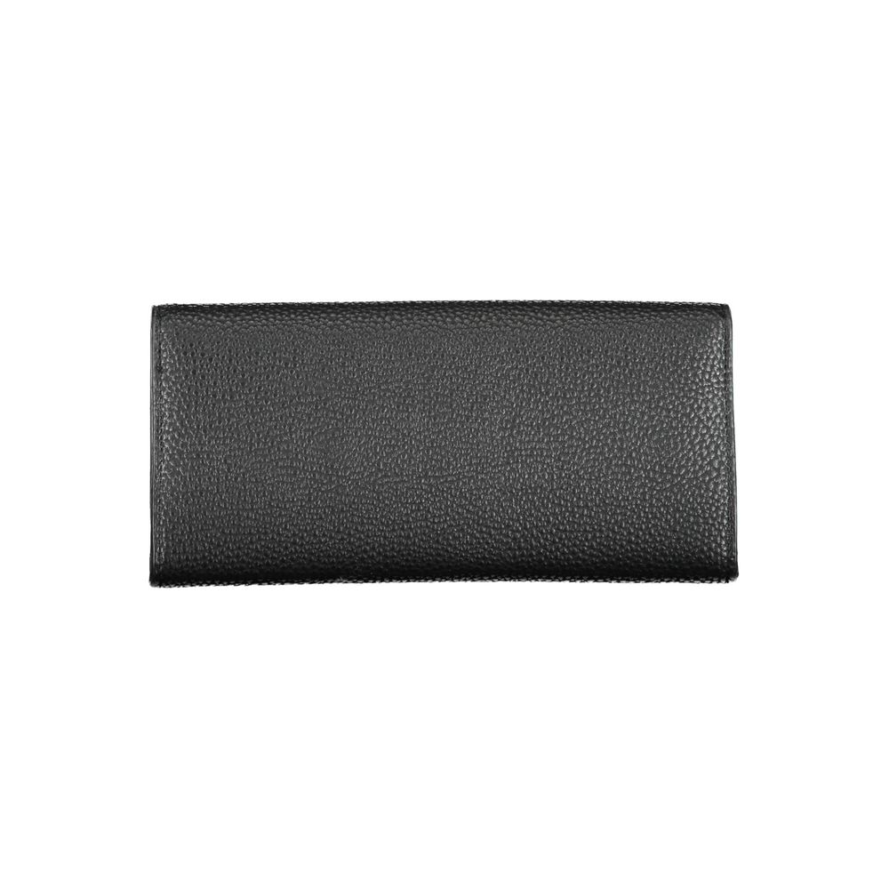 Tommy Hilfiger Black Polyurethane Women Wallet - ClickThatClicks 