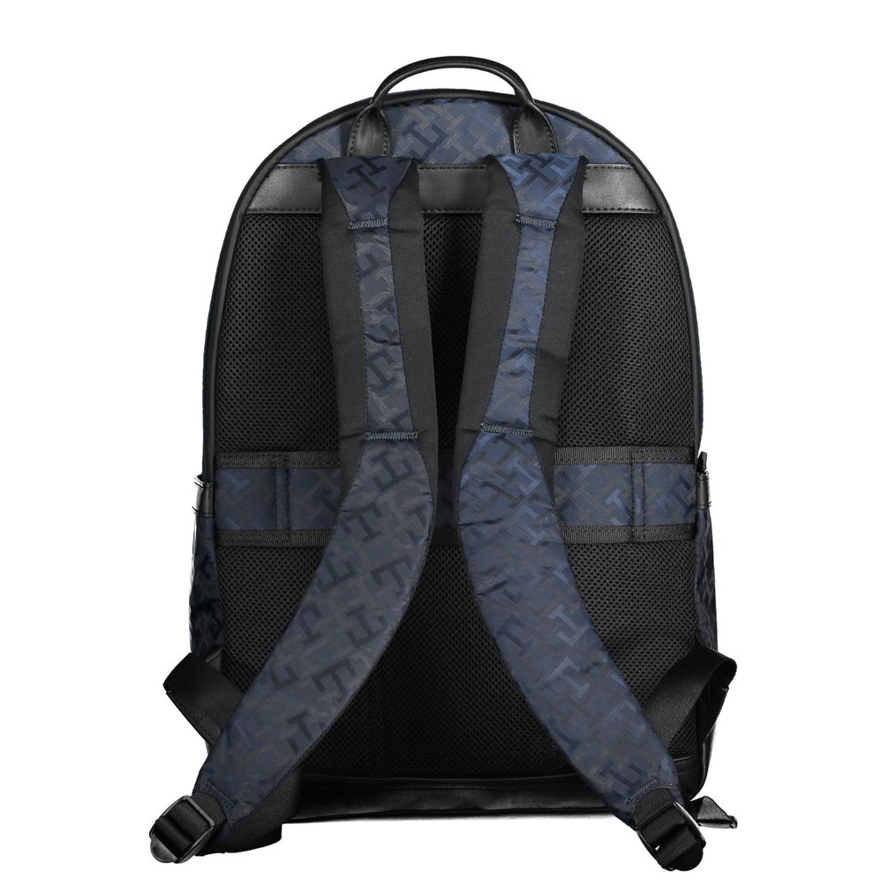 Tommy Hilfiger Blue Polyester Mens Backpack - ClickThatClicks 