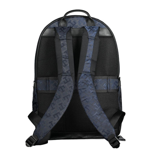 Tommy Hilfiger Blue Polyester Mens Backpack - ClickThatClicks 