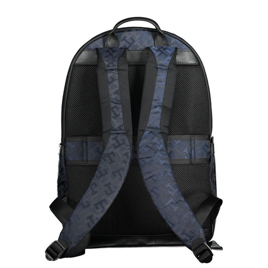 Tommy Hilfiger Blue Polyester Mens Backpack - ClickThatClicks 