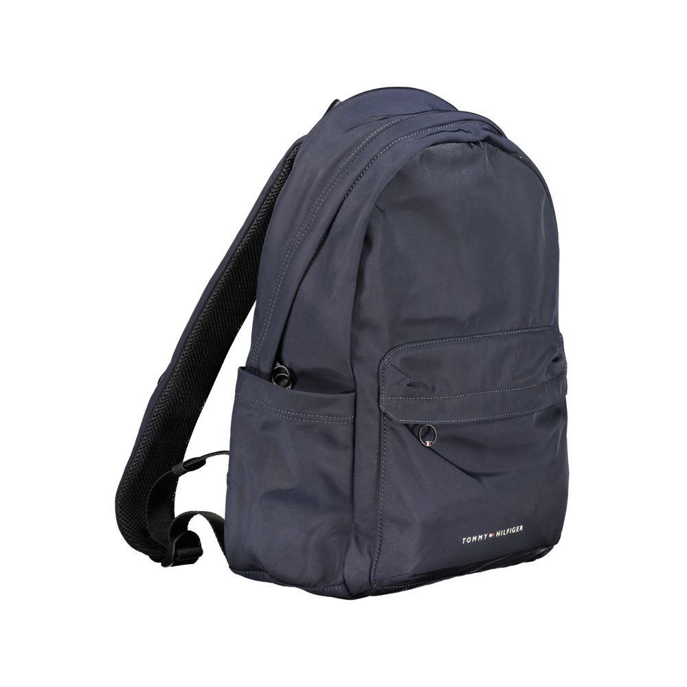 Tommy Hilfiger Blu Polyester Men Backpack - ClickThatClicks 