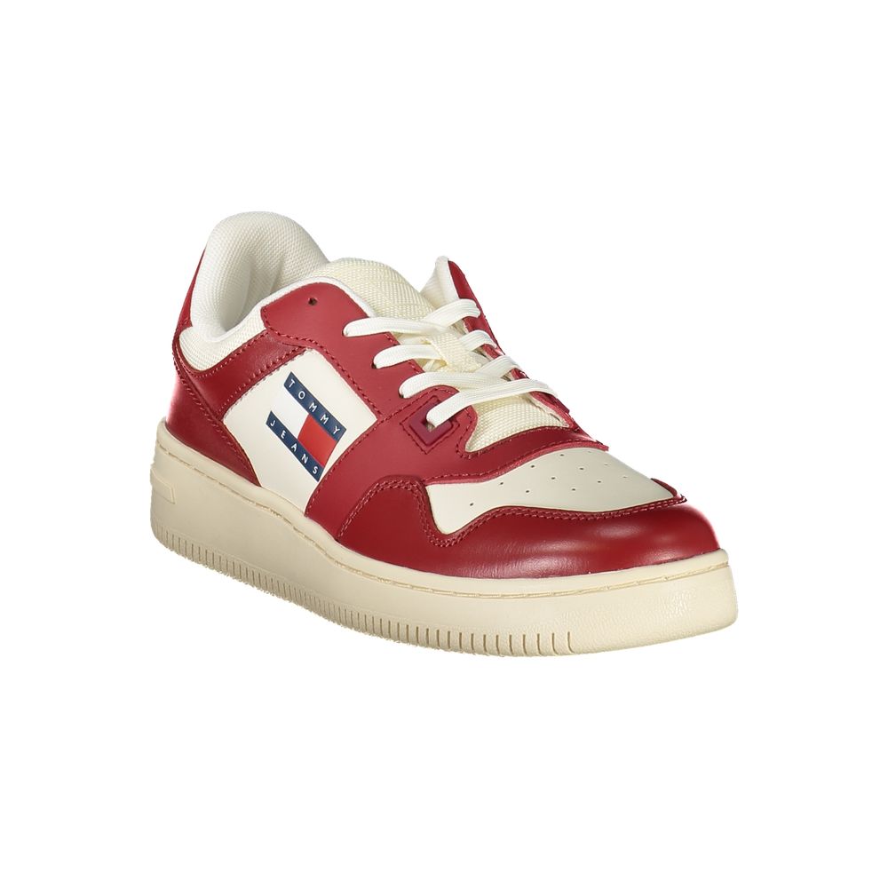 Tommy Hilfiger Rosso Leather Women Sneaker - ClickThatClicks 