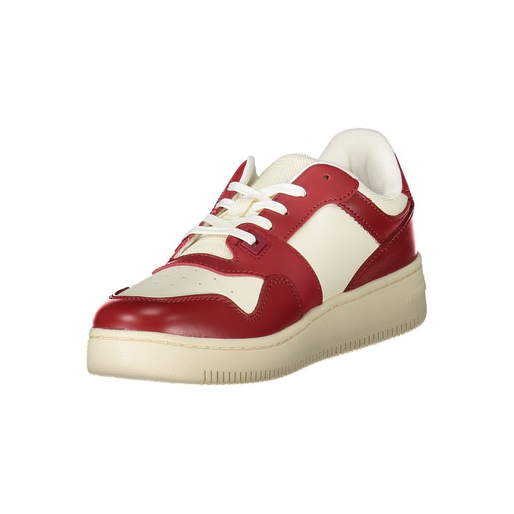 Tommy Hilfiger Rosso Leather Women Sneaker - ClickThatClicks 